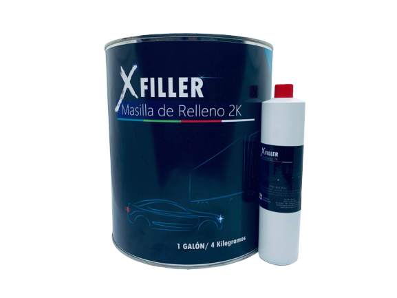 MASILLA DE RELLENO 2K INCLUYE CATALIZADOR DE 120GRS XFILLER